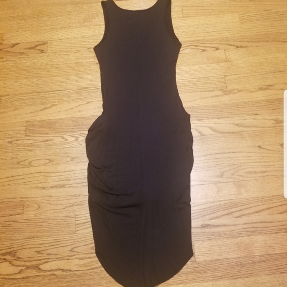 Sttela Luce Casual  asymmetrical black dress - Picture 5 of 10